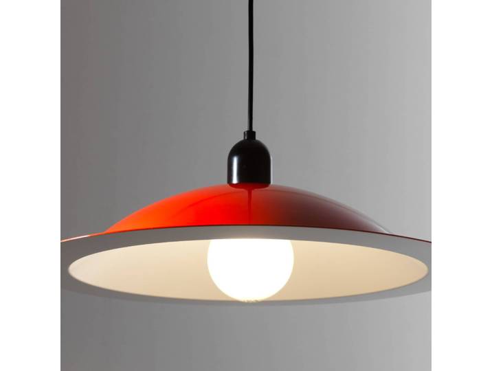 Design hanglamp Lampiatta, rood, Woon-/ Eetkamer, Design, hanglamp