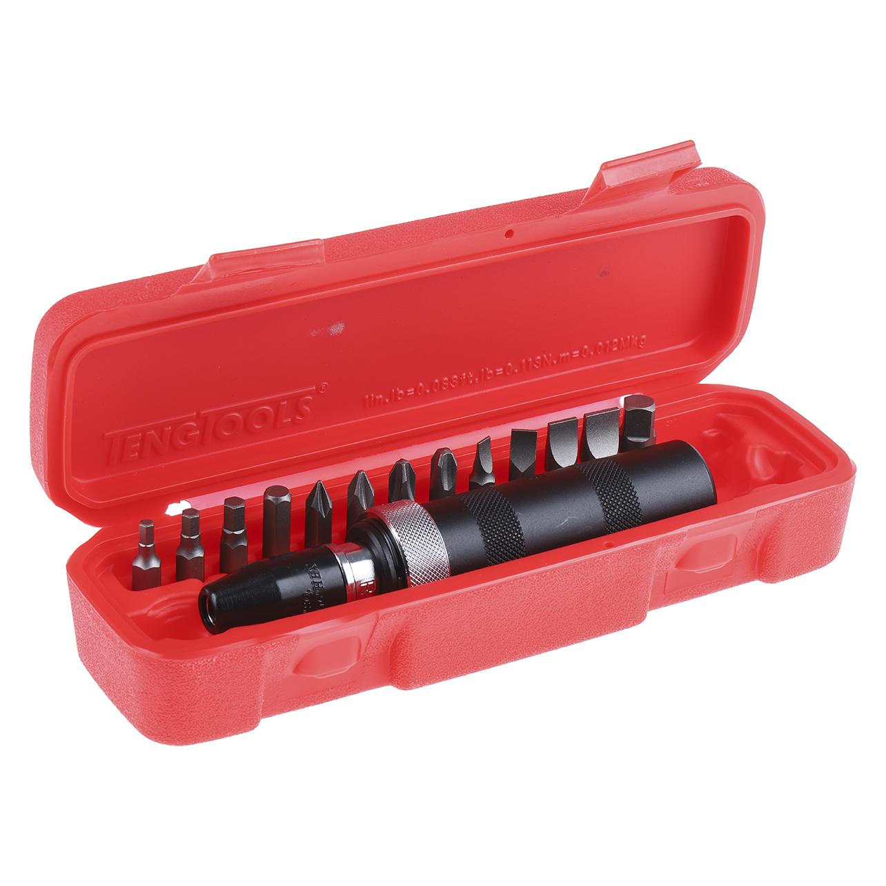Teng Tools Sechskant, PHILLIPS, TORX Schlagtreibersatz, 15-teilig (Bit-Verlängerung) (ID515)
