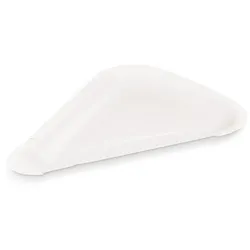 Pizzateller (PAP FSC Mix) dreieckig weiß 26,5 x 20 cm