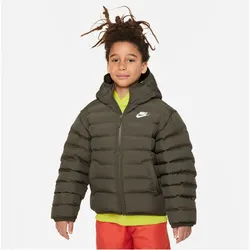 NIKE Sportswear Loose leichte Steppjacke Kinder 325 - cargo khaki/cargo khaki/white L (147-158 cm)