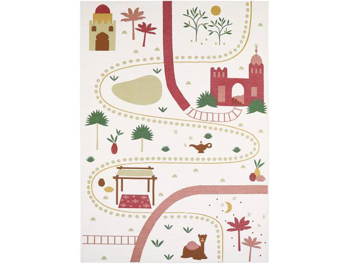 Outdoor-Teppich Kathy multicolor Polyester/Polypropylen 123 x 180 cm