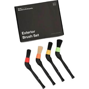 Koch-Chemie Detailing-Pinsel 9998215, Exterior Brush Set, weich, mittel und harte Borsten, für außen, 4 Stück