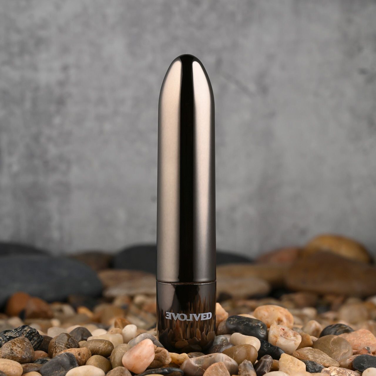 Evolved - Vibromasseur Bullet Real Simple - Chrome noir