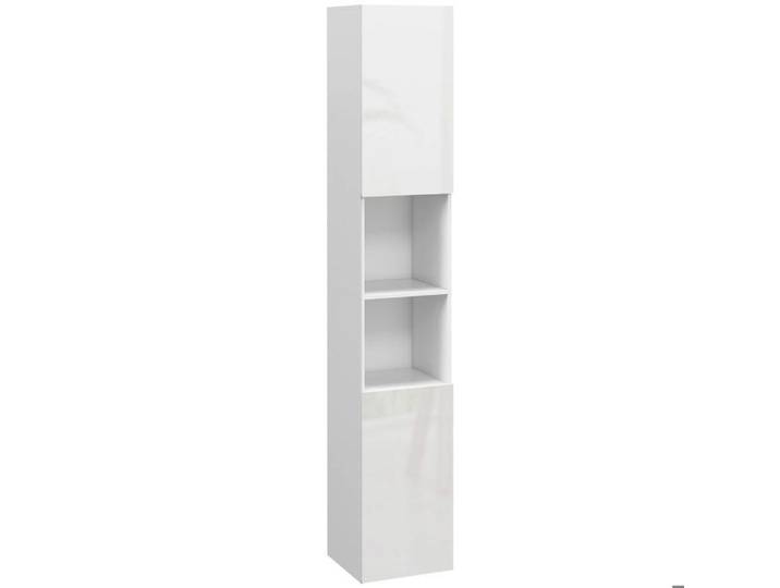 kleankin - Meuble colonne de salle de bain - Panneau de particules - 30x30x181.5cm - Blanc
