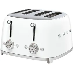 SMEG TSF03WHEU 50s Style 4 Scheiben Toaster Weiß