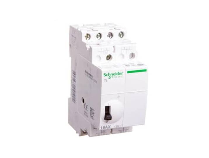 Schneider Electric - Acti9\, iTL télérupteur 16A 4NO 230...240VCA 110VCC 50-60Hz - A9C30814