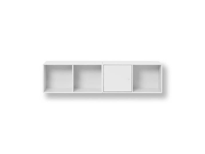 Montana Line Regalmodul Wandhängend 1 Türe New white 101