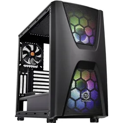 Thermaltake Commander C34 (ATX, mATX, Mini-ITX), PC Gehäuse, Schwarz