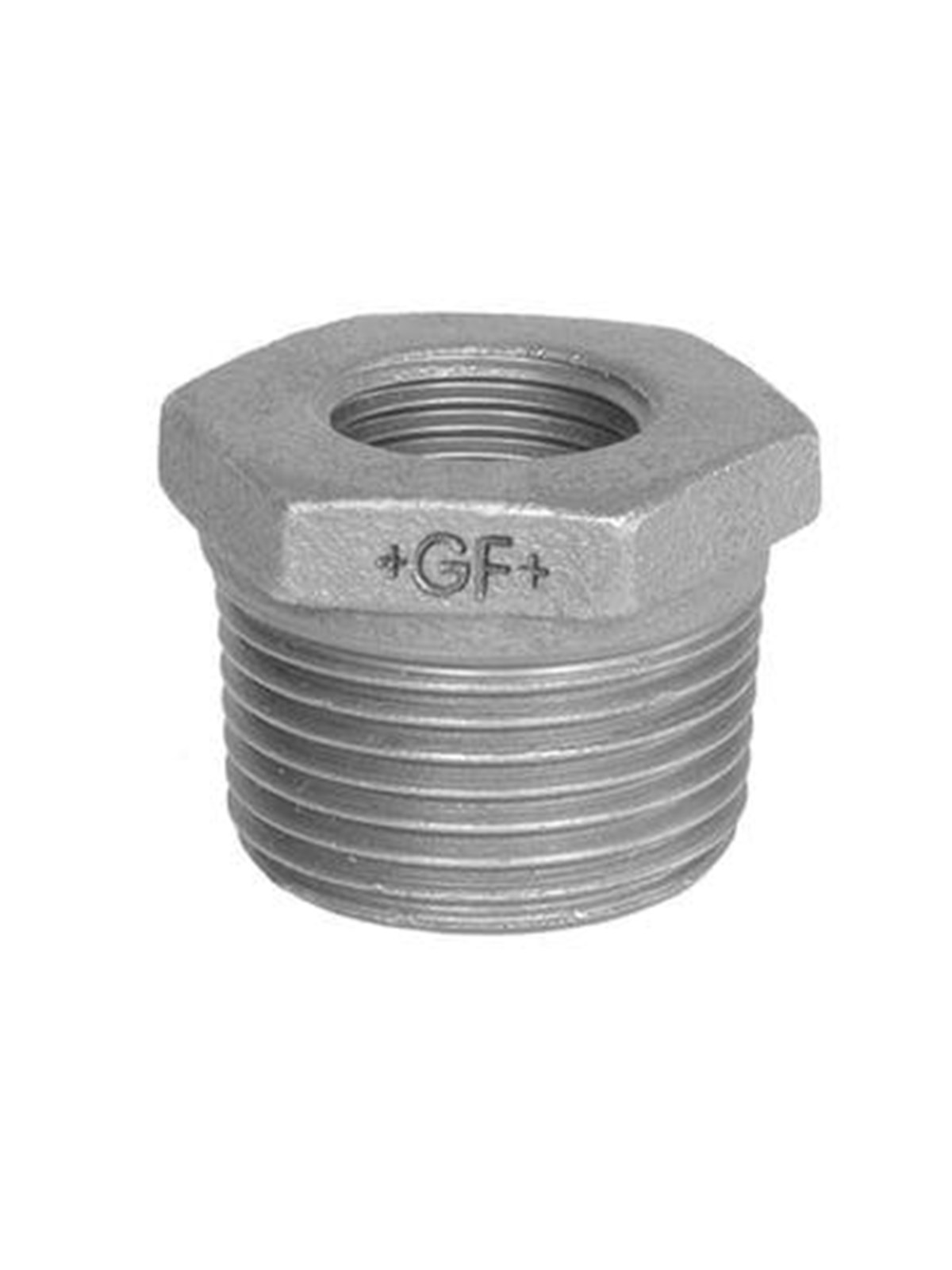 +GF+ Reducing bush black concentric 2 x 1/2