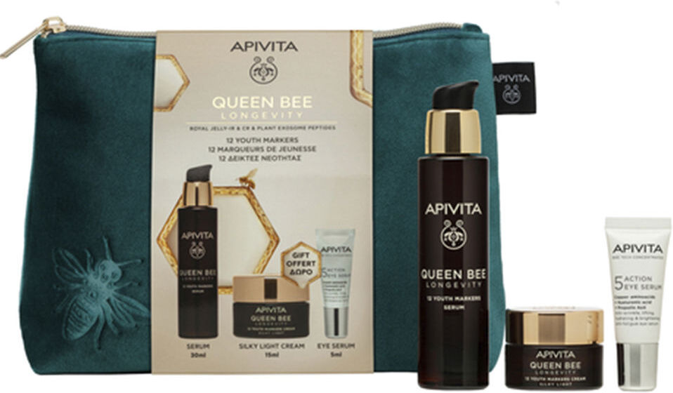 Apivita Queen Bee Longevity Sérum Estuche 4 pz