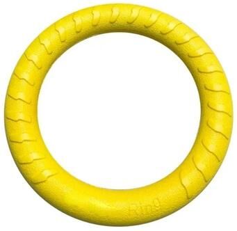 Uplift Picks Interactive EVA Dog Flying Disc Floating Training Ring Toy For Dogs yellow 28 Cm