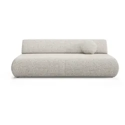 BETTSOFA DELTA Beige Geflochtener Stoff mit Schlaffunktion
