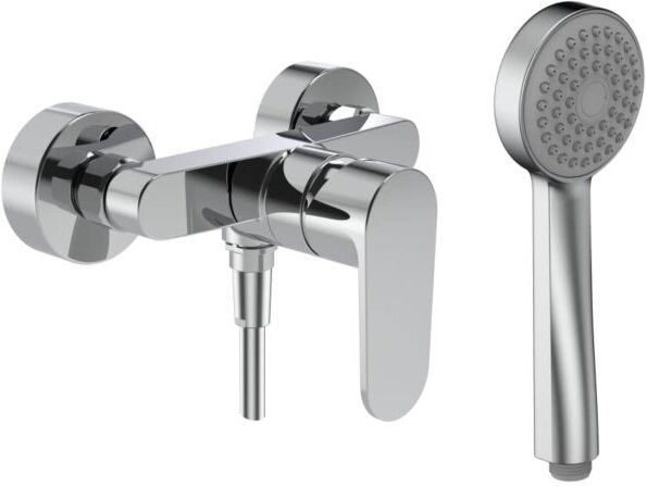 Laufen Prox Duscharmatur HF506950100600 m.Schlauch und Handbrause, chrom