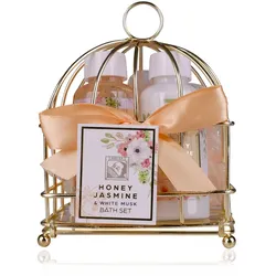 accentra Badeset HONEY JASMINE in Drahtkorb