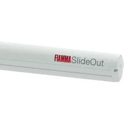 Fiamma Slide Out Wandmarkise 280 cm für mobile Fahrzeugwände (Polar White / Royal Grey)