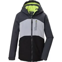 KILLTEC killtec Kinder Funktionsjacke Funktionsjacke mit Kapuze, Größe 164 in Grau 0646