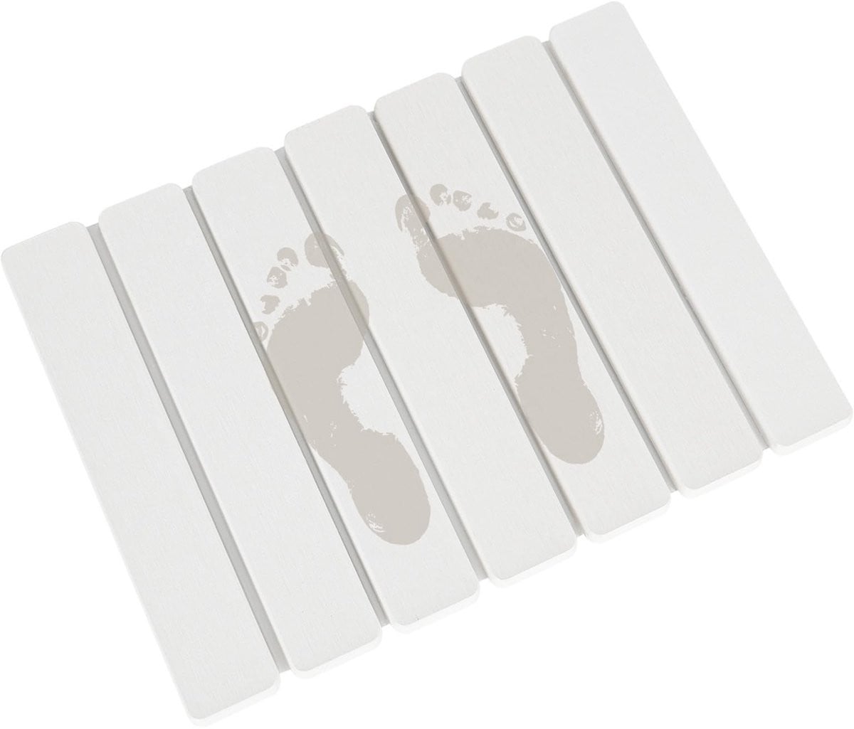 Omgoods Opvouwbare Badmat - Sneldrogende en Absorberende Antislip Douchemat - Kiezelgoer - 40 x 30 cm