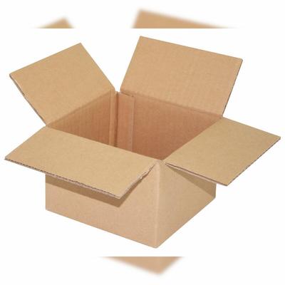 VEPATIM 25x Faltkarton 150x150x150mm 1-wellig Dickwelle braun