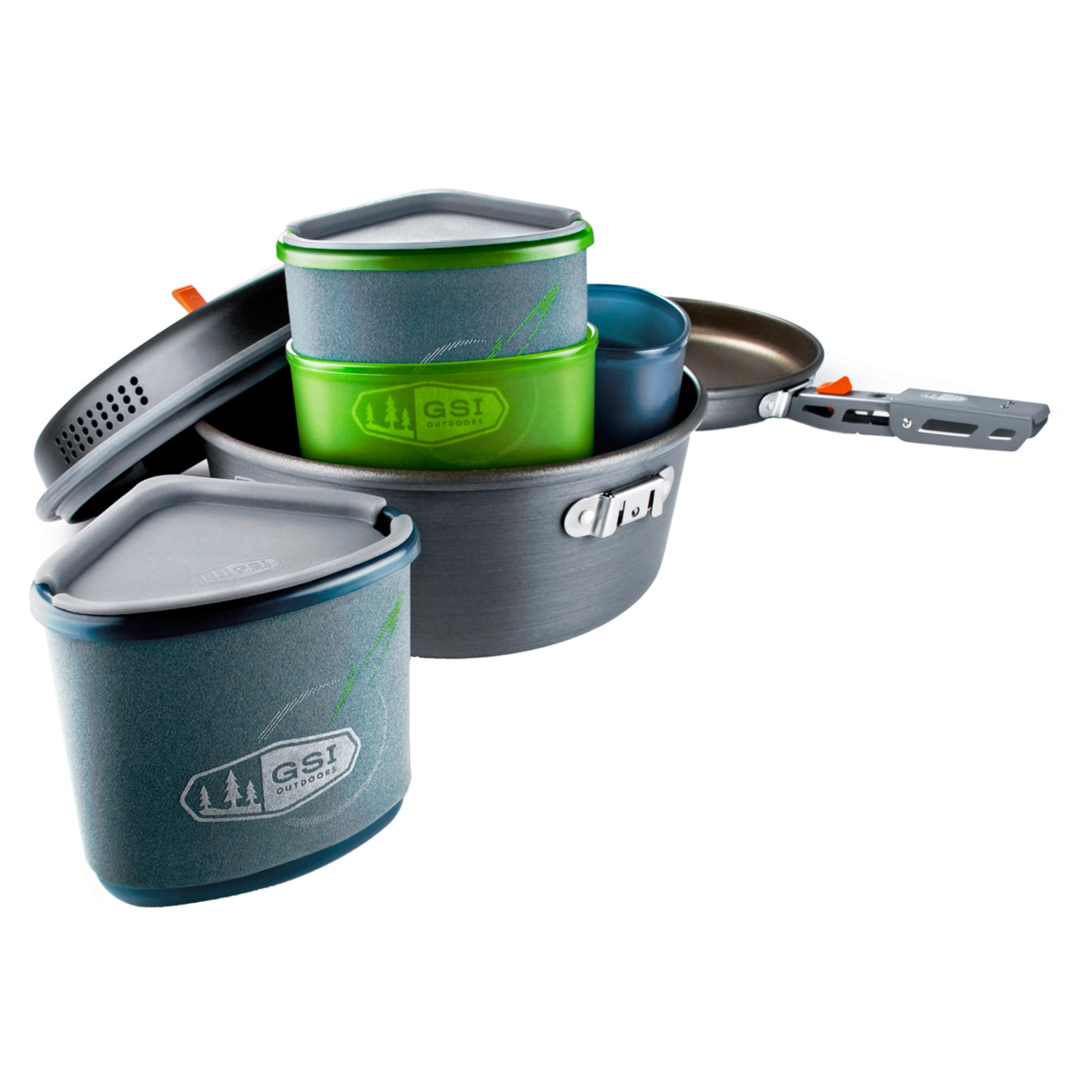 GSI Pinnacle Backpacker Kochgeschirr Camping Kochgeschirr mehrfarbig