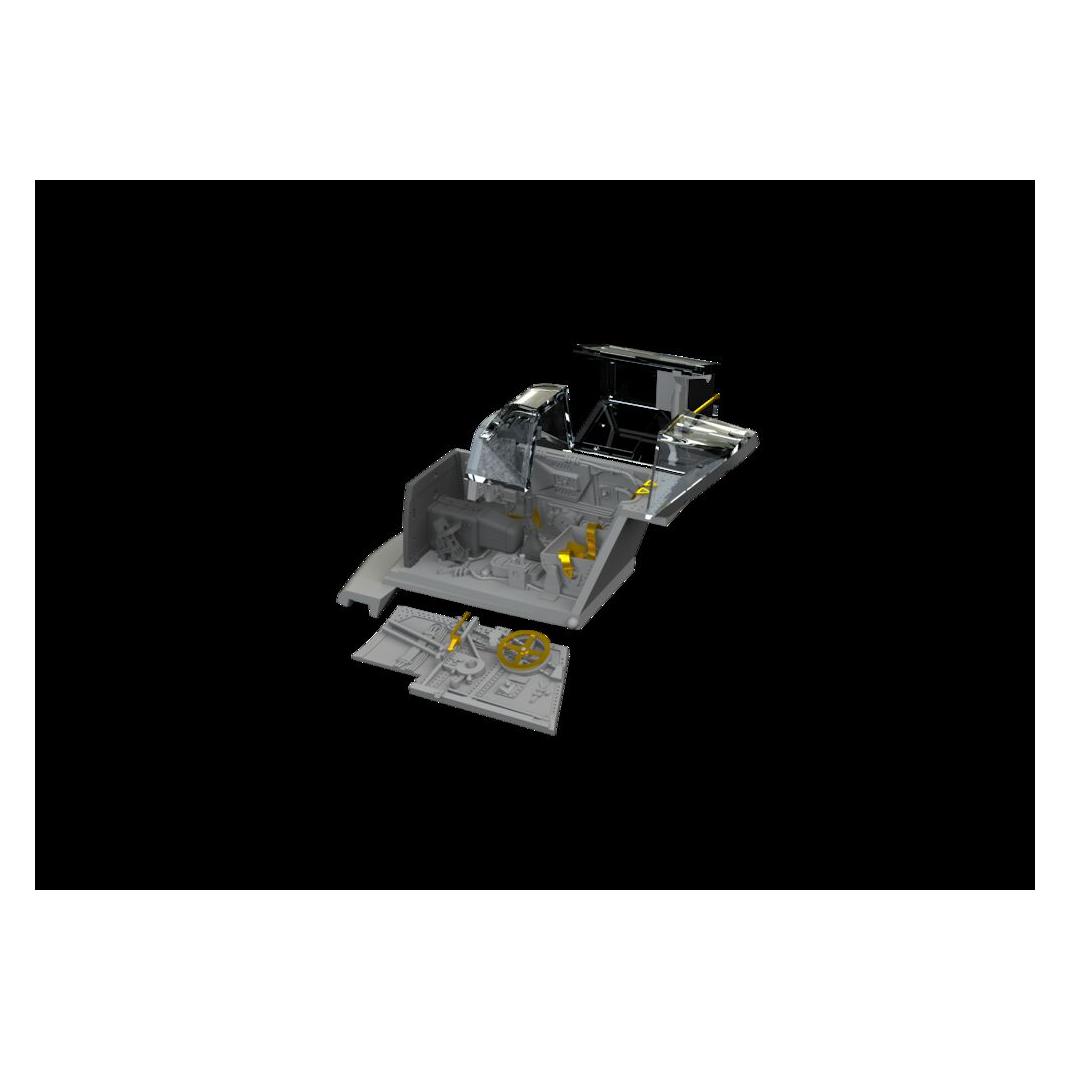 Eduard Bf 109G-2 cockpit PRINT 1/72 (672342)