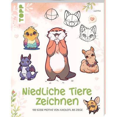 Niedliche Tiere zeichnen, Taschenbuch von Liliyth, Frechverlag GmbH, 978-3-7358-8236-3