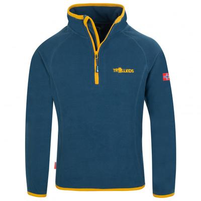 Trollkids - Kid's Nordland Half Zip - Fleecepullover Gr 152 blau