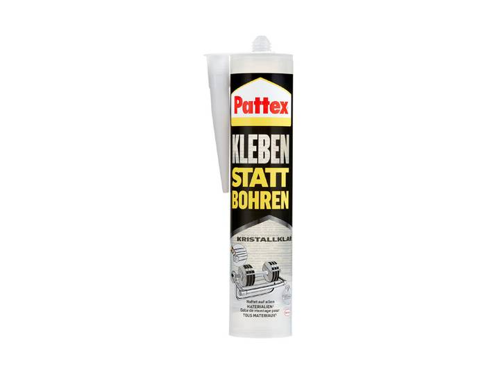 Pattex Kleben statt Bohren Kristallklar Transparent 390 g