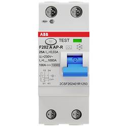 ABB 2CSF202401R1250 F202 A-25/0,03 AP-R FI-Schutzschalter A 2polig 25 A 0.03 A 230 V