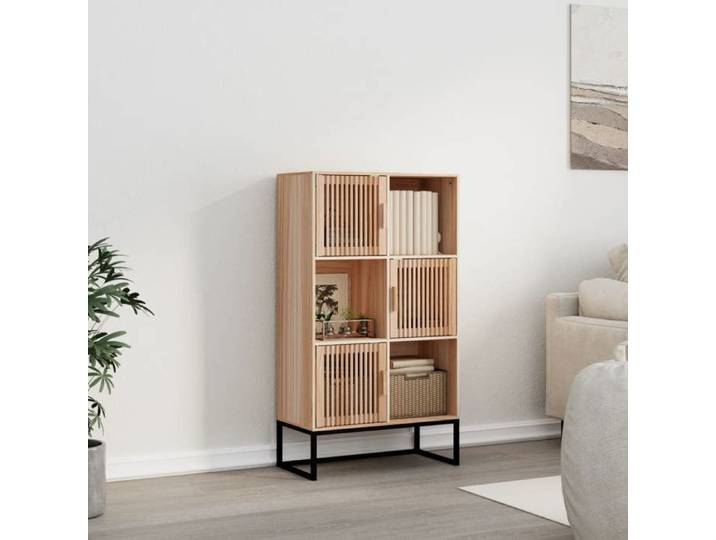 Buffet haut 70x35x125 cm bois d'ingénierie 352138