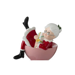 HOME STORY Deko Figur   , rosa/pink , Polyresin (Kunstharz) , Maße (cm): B: 11 H: 18