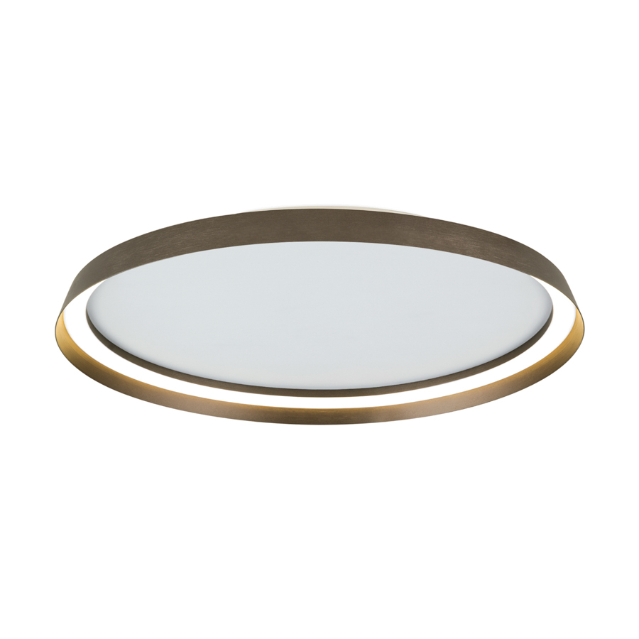 Orion Leuchten LED-Deckenleuchte MANTA bronze-eloxiert Ø60cm DL 7-699/60 alu-bronze 9003090278206