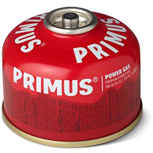 Primus Gaskartusche 790477, Power Gas, Schraubkartusche, Isobutan-/Propangas (80/20%), 100g