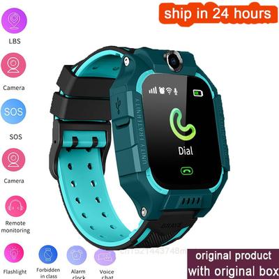 The Handy Homestead Original Smart Watch For Kids, LBS Baby Phone 2G Watch With Camera, SOS, PK Q02, Q12, Q15 Gift For Boys & Girls blue