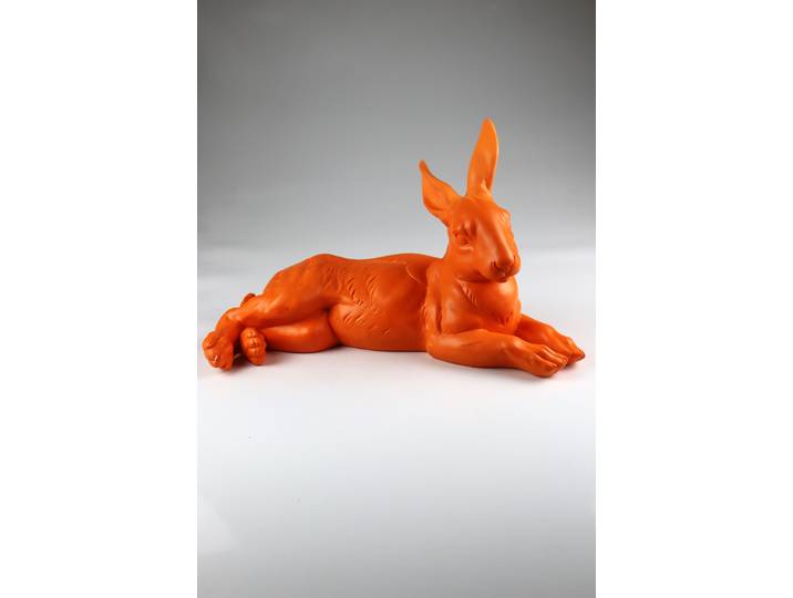 Dekofigur AM DESIGN, orange, B:19,5cm H:41,5cm T:24,5cm, Polypropylen, Dekofiguren, Dekofigur