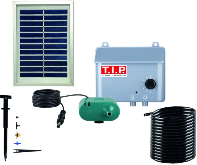 T.I.P. SBS 36 Solar Bewässerungssystem 30338, Automatisch, 36 l/h,  3 m Förderhöhe, Komplettset, inkl. 10 m Schlauch