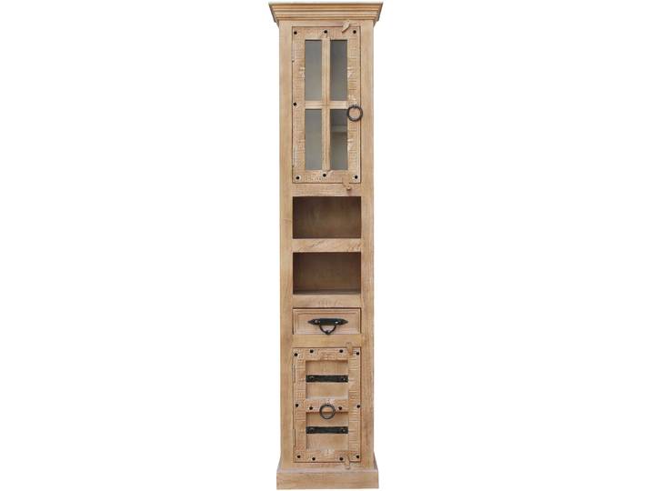 Hochschrank Anela natur Mangoholz B 44 H 188 cm - Hochschrank