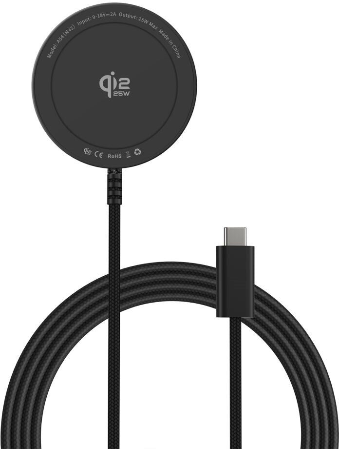 Tech-Protect Trådløs Magnetisk Oplader A54 25W - Sort