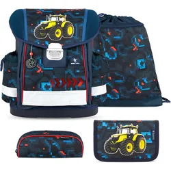 Belmil Belmil Classy ergonomisches Schulranzen-Set 4-teilig "PixelTrak" Koffer24
