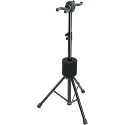 K&M Double 17620 (Gitarre), Instrumentenständer + Halter, Schwarz