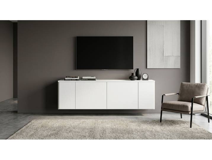 Pickawood Hängesideboard Premium Dekore Alpin­weiß