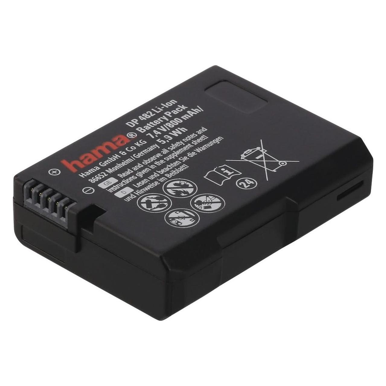 Hama DP 482 Lithium-Ion (Li-Ion) 800 mAh (Kamera Akku) (00077514)