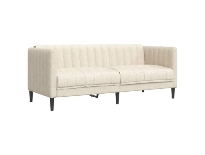 GHVBNMF 2-Sitzer Sofa Leinen Polstersofa Stoffcouch Modern 176cm Komfortable 2er Couch mit atmungsaktivem Leinenbezug und stabilen Holzbeinen für Wohnzimmer, Schlafzimmer und Büro.