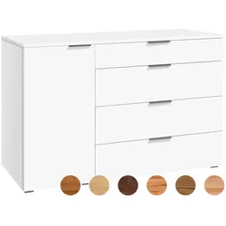 Hasena »Totrino« Kommode MDF Weiss deckend, lackiert / Weiss deckend, lackiert