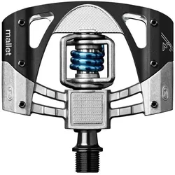 Crankbrothers Mallet 3 Klickpedale mit Plattform, schwarz/hellblau