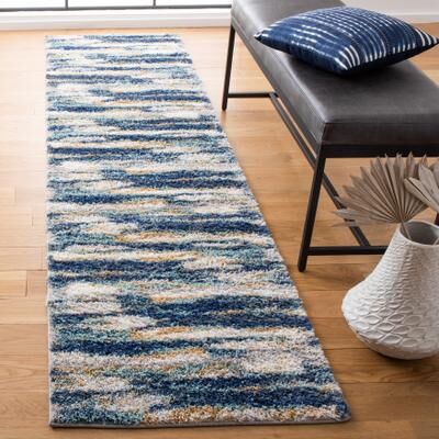 SAFAVIEH Calista Shag Gospava Abstract 1-inch Thick Rug