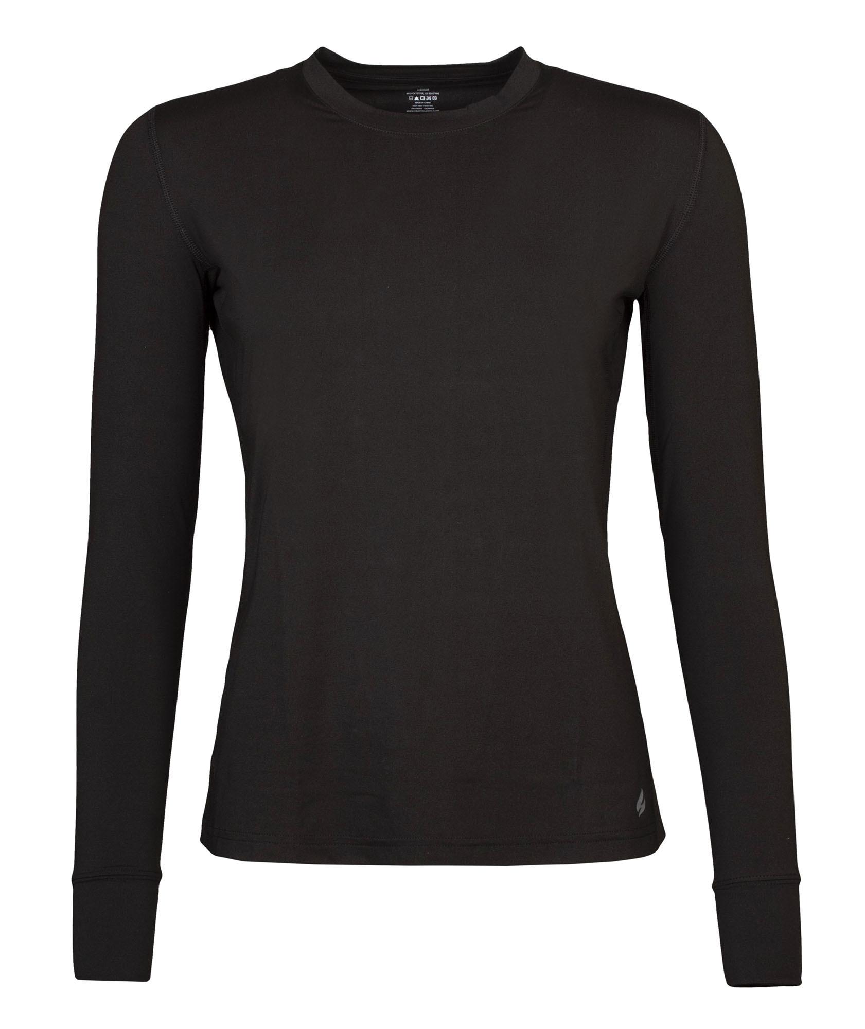 Heat Holders - Dames Thermisch Shirt met Lange Mouw - Zwart
