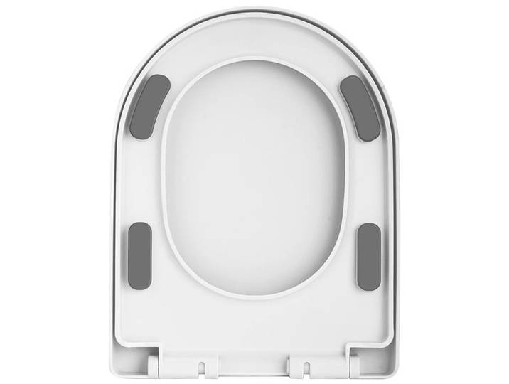 Siège de toilette ménage épaissi grand coussinet de pied ralentissement type UV siège de toilette accessoires de couverture de toilette, L24176