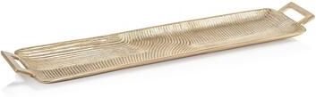 Zodax Donte Textured Aluminum Tray