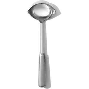 OXO Schöpflöffel Good Grips, 3120500, Edelstahl, 33cm, Ø 10,8cm, spülmaschinengeeignet, silber