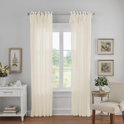 Threadmade Jolie Tie-top Curtain Panel